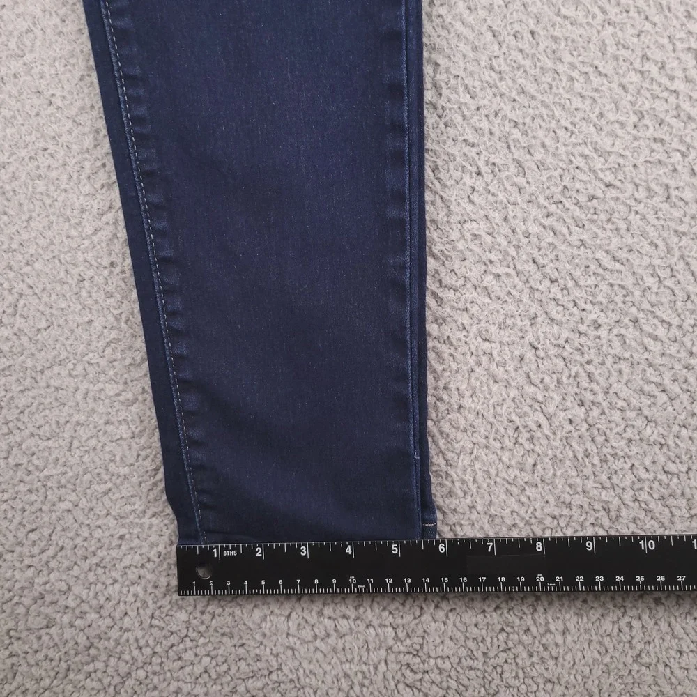 LEVIS 711 Jeans Size 32 Skinny Mid Rise Dark Wash Stretch Denim 32x29